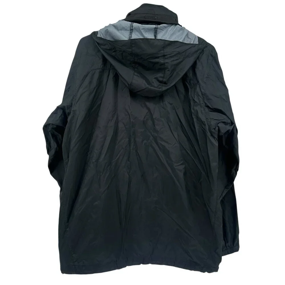 Columbia Jacket Womens M Black Hooded Lightweight Windbreaker Full Zip Casual‎ - Picture 5 of 11